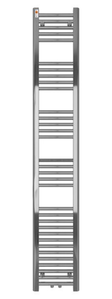 MERT Badheizkörper Chrom gerade, 300*1800 mm, Mittelanschluss