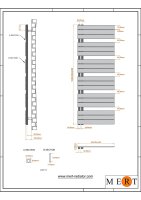 MERT Design Badheizkörper ASK, Tiefschwarz RAL 9005 matt Struktur, 600*1640 mm