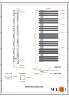 MERT Design Badheizkörper ELEN, verchromt, 600*1600 mm