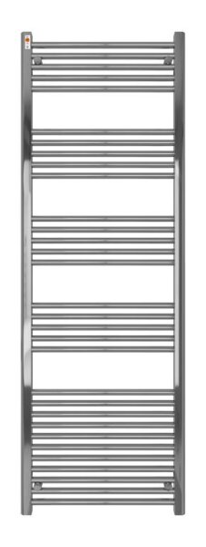 MERT Elektro-Badheizkörper Chrom, gerade, 600*1750 mm, 800 Watt, befüllt