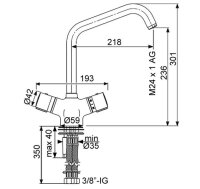 DIBLtherm eco Thermostat-Spültischbatterie, mit...